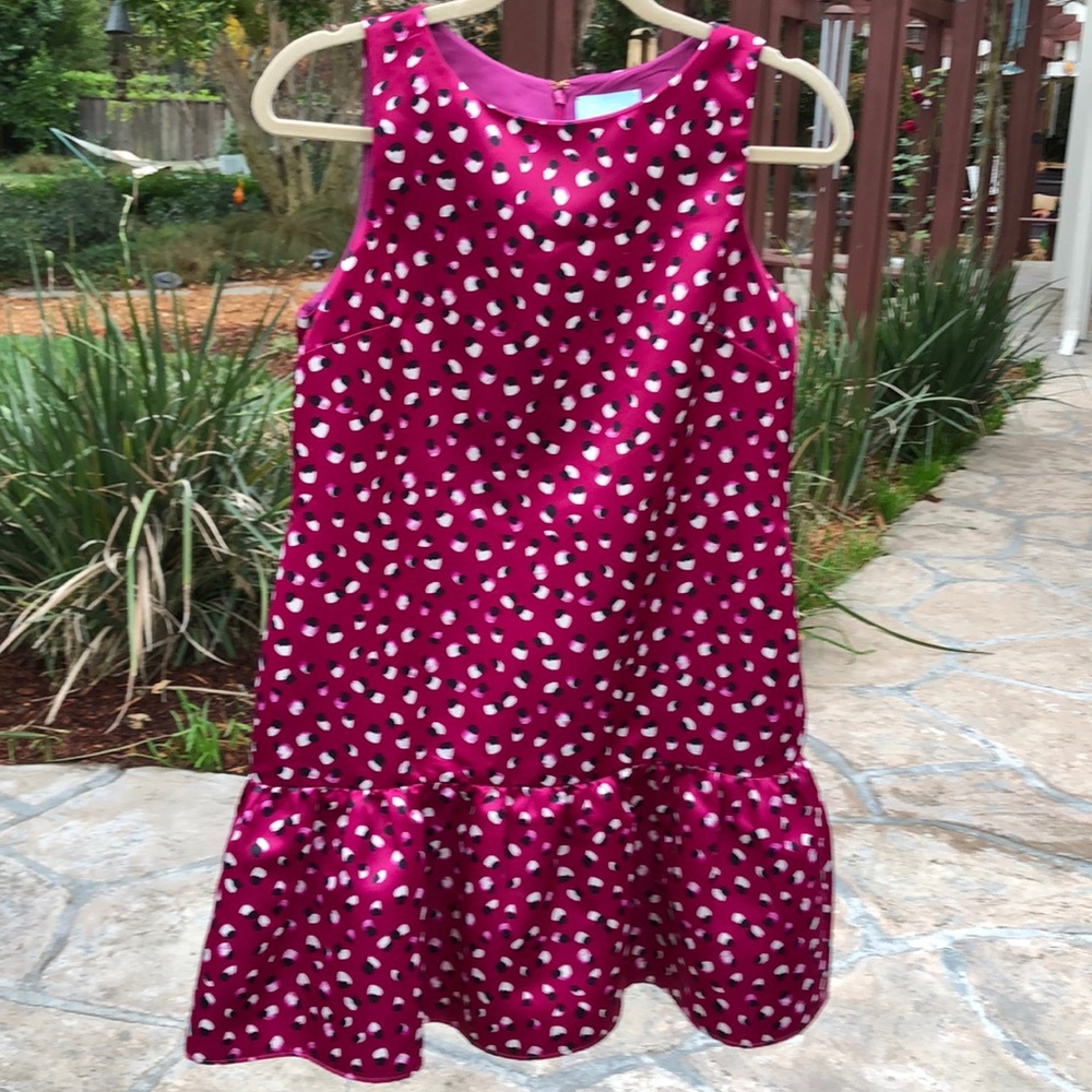CeCe Pink and White Sleeveless Dress